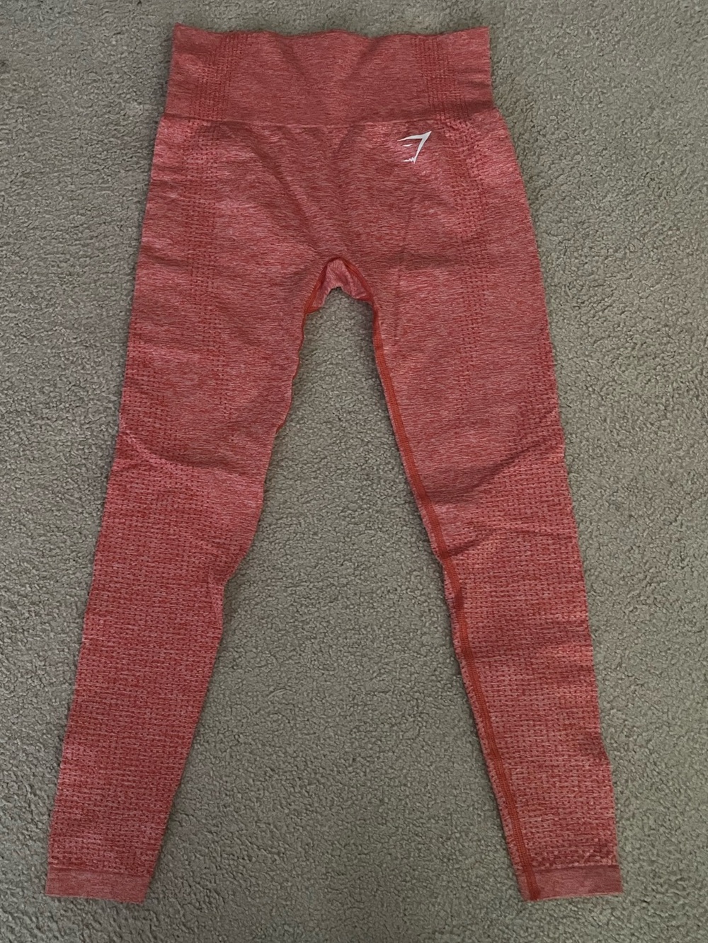 Gymshark orange Seamless High-Waist Leggings